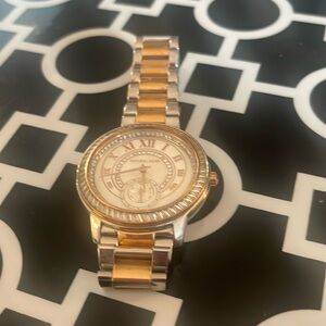 Rose gold and silver Michael Kors watch-gently worn